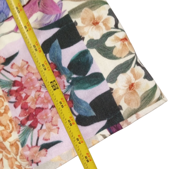 VICI Women's Sundew Multicolor Bird & Floral Print Patchwork Blazer Jacket Large - Picture 6 of 10